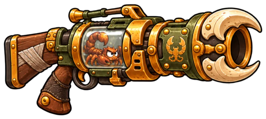 Scorpion launcher from the game